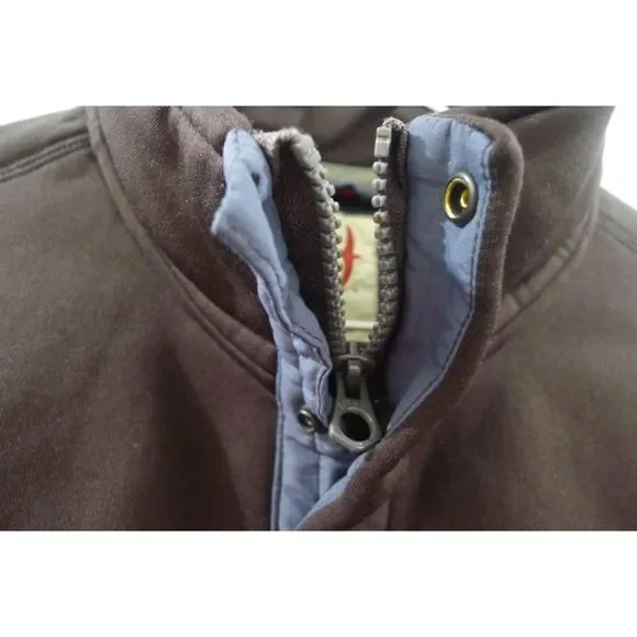 Huckberry Relwen Pop Zip Quarter Zip Pullover Fleece - Black S - Picture 4 of 6